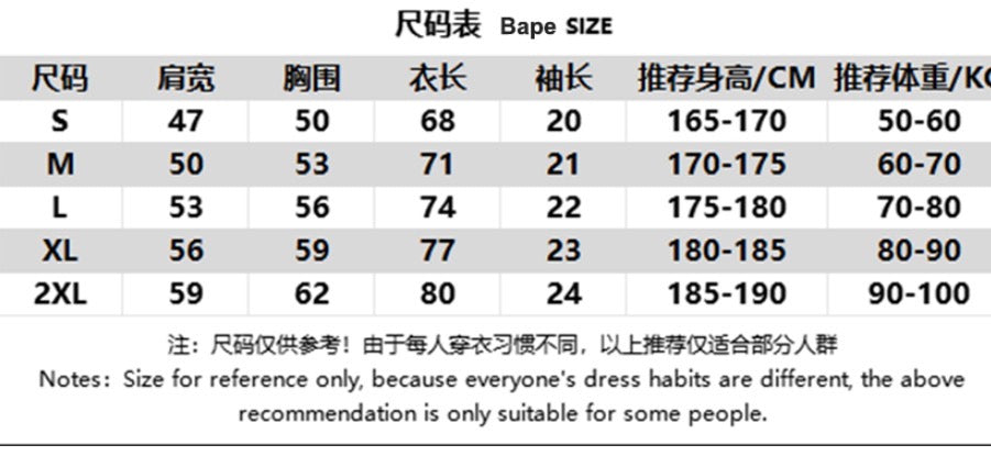 BAPE TEE MENS