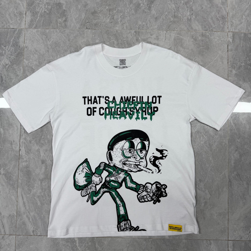 THATS A AWFUL LOT OF CHIEFIN HEAVILY WHITE