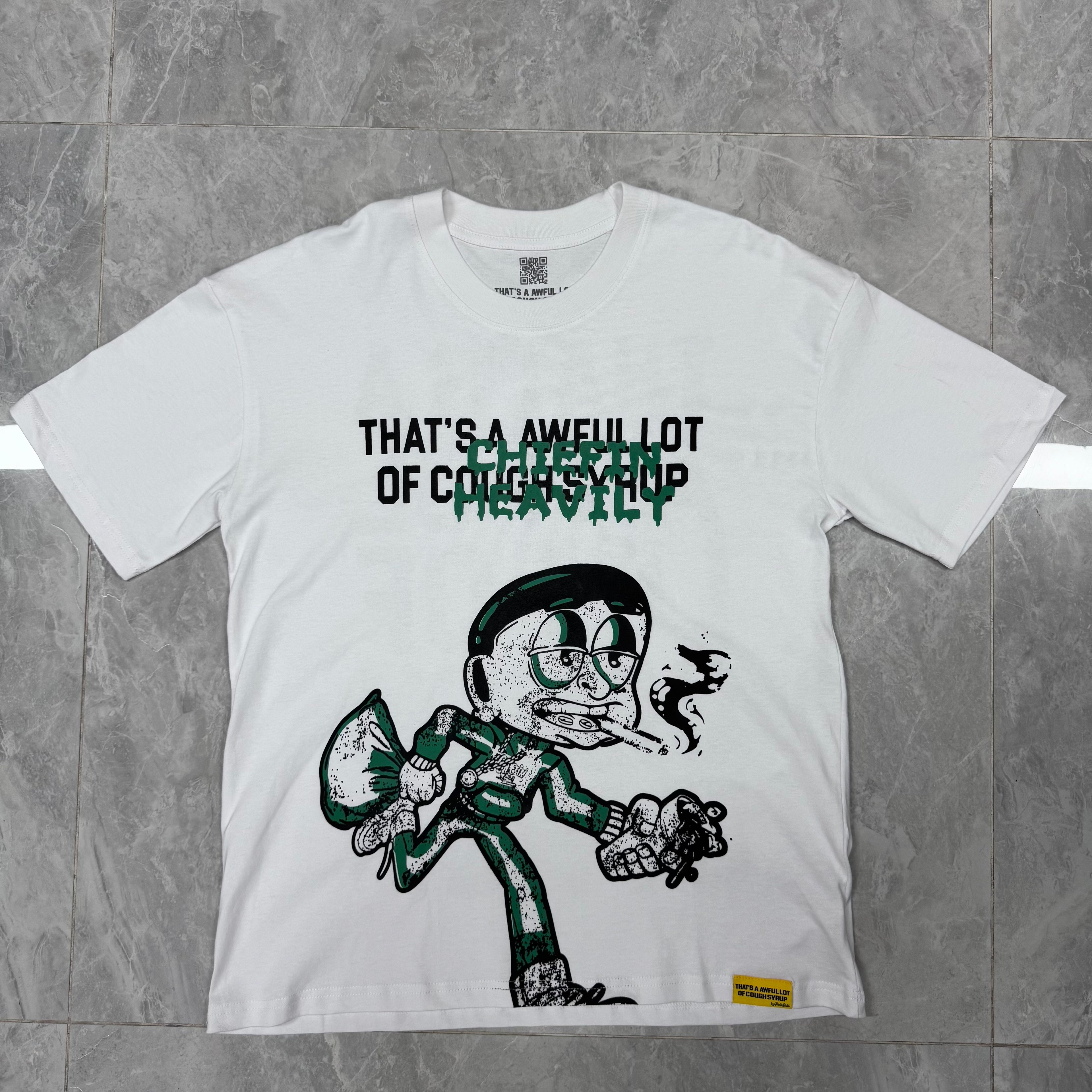 THATS A AWFUL LOT OF CHIEFIN HEAVILY WHITE